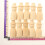 20 Pezzi Legno Educativo Ciondoli Scrivania 3