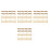 40 Pezzi Recinzione In Legno 1:50 Per Case E Fate 7