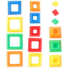 15 Peças Blocos De Construção Empilháveis Educativos ( )
