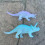 6Pcs Mini Simulation Dinosaur Models Toys Random Style 9