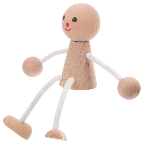 3 Pezzi Legno Da Colorare, Fai Da Te Con Per Bambini 1