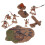 1 Set Miniature Modellen Levende Scene Decoratie 9