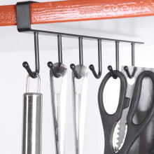 Becherhalter für die Küche, Tassenhaken mit Durchhangschutz, zusätzlicher Stauraum für Tassen, Reinigungsbürsten, Geschirrtücher und mehr,