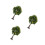 3Pcs Miniatura Árvore 15Cm Plástico Com Para Maquetes 8
