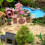 Conjunto Decoração Paisagem Miniatura Quintal 4