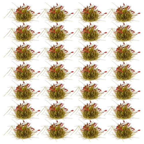 160 Peças Cluster Grama Artificial Micro Com Decoração 2