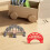 2 Pcs De Para Miniatura Com Acessórios 3