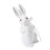 Portable Foam Easters Rabbit Statue Gold Sparkling Accent-White 1