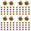 128 Peças Cluster De Grama Artificial Micro Paisagem 7