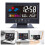 Digital Weather Stations Clock With Temperature Trend Indicator 2