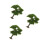 3Pcs Árvores Miniatura Plástico Para De 7