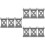 9 Pcs Railway Bridge Pier Toy Model Diy Support Set 8