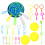 28 Set Bacchette Per Colorate Per Bambini 1