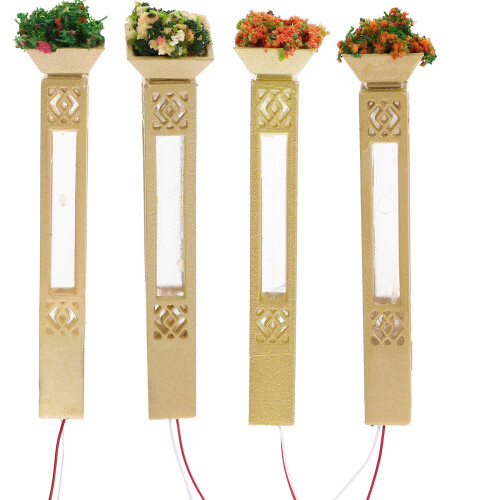 4 Unidades Lâmpada De Luminária Miniatura