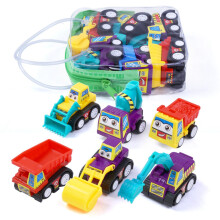 6 Mini Auto A Veicoli Da Costruzione Per Bambini