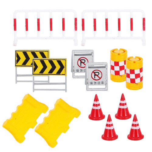42 Set Stradali Miniatura Per Bambini Con E Coni 1