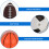 2 Set/6 Palloni Gonfiabili Rugby, Calcio E Basket Con 2 9