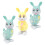 3Pcs Wind-Up Plastic Rabbit Clockwork Toy for Kids Party Play 6