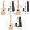 3 Conjuntos De Kit Ukulele Diy Não Pintado 5