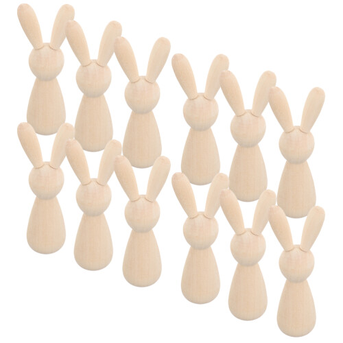 36 Unidades Mini Coelho De Para Decoração 1