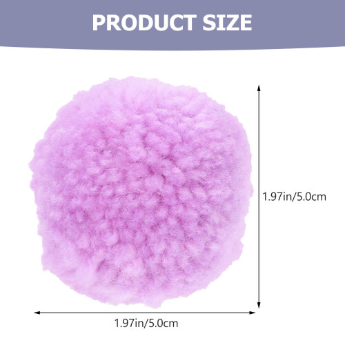 12 Pezzi Pom Pom Morbidi Per Giocattoli Copricapo 1