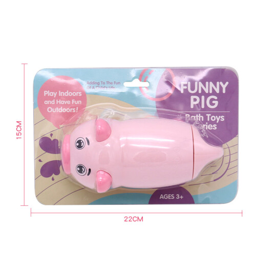 1Pc Pink Pig Shaped Plastic Toy For Summer Pool Beach 1