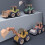Set Veicolo Da Costruzione, Auto Componibile Con 3