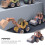 Set Veicolo Da Costruzione, Auto Componibile Con 10