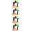 4Pcs Funny Kids Model Decorative Crane Playing Train Toy 10