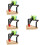 4Pcs Funny Kids Model Decorative Crane Playing Train Toy 9