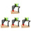 4Pcs Funny Kids Model Decorative Crane Playing Train Toy 4
