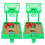 2 Set Da Tavolo Basket Con 4 Palline Per Bambini 4