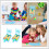 2 Set Da Tavolo Basket Con 4 Palline Per Bambini 7