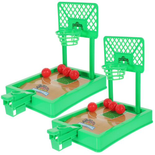 2 Set Da Tavolo Basket Con 4 Palline Per Bambini 2