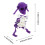 2 Scheletro Ballerino Antistress Per Bambini Esterno 3