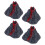4Pcs Mini Volcano Model Toy: Realistic Plastic Lava Eruption Decor 1
