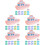 60 Pcs Mini Boat Crafts Luminous Model Decoration Microlandscape Prop 8