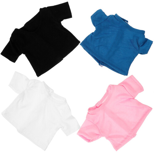 4 Peças Camiseta De Roupa Urso Decorativa