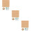 3 Set Geoboard Geometrico In Legno Con Punti 11