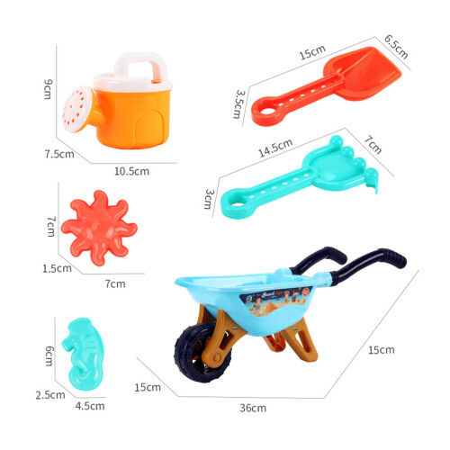 set da 6 giocattoli spiaggia in per bambini 1
