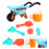 set da 6 giocattoli spiaggia in per bambini 3