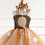 3Pcs Conjunto Tutu com e 6-7 10