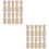 20Pz Da in Legno Khaki Per Progetti DIY Bambini 6