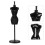 6 Miniaturas De Cabides Para Roupas De Bonecas Escala 1/6 10