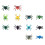 12Pcs Plastic Halloween Spider Toys Realistic Educational Figures 1