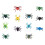 12Pcs Plastic Halloween Spider Toys Realistic Educational Figures 4