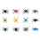 12Pcs Plastic Halloween Spider Toys Realistic Educational Figures 2