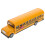 2Pcs Pull Back Metal School Bus Toy Vehicles For Kids 3