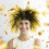 Wig Afro Espetada Para Halloween 7