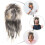 Wig 80S Perucas Sintéticas Acessórios Para Cosplay Rock 9